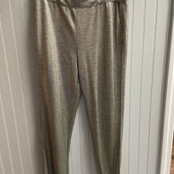 Maison d’ Amelie metallic jogger pants sz small - Picture 3 of 3